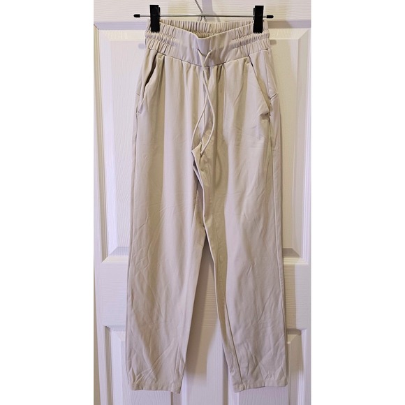 Spyder Pants - Spyder Active Women XS Light Beige Drawstring Athletic Pants Nylon Spandex 27"